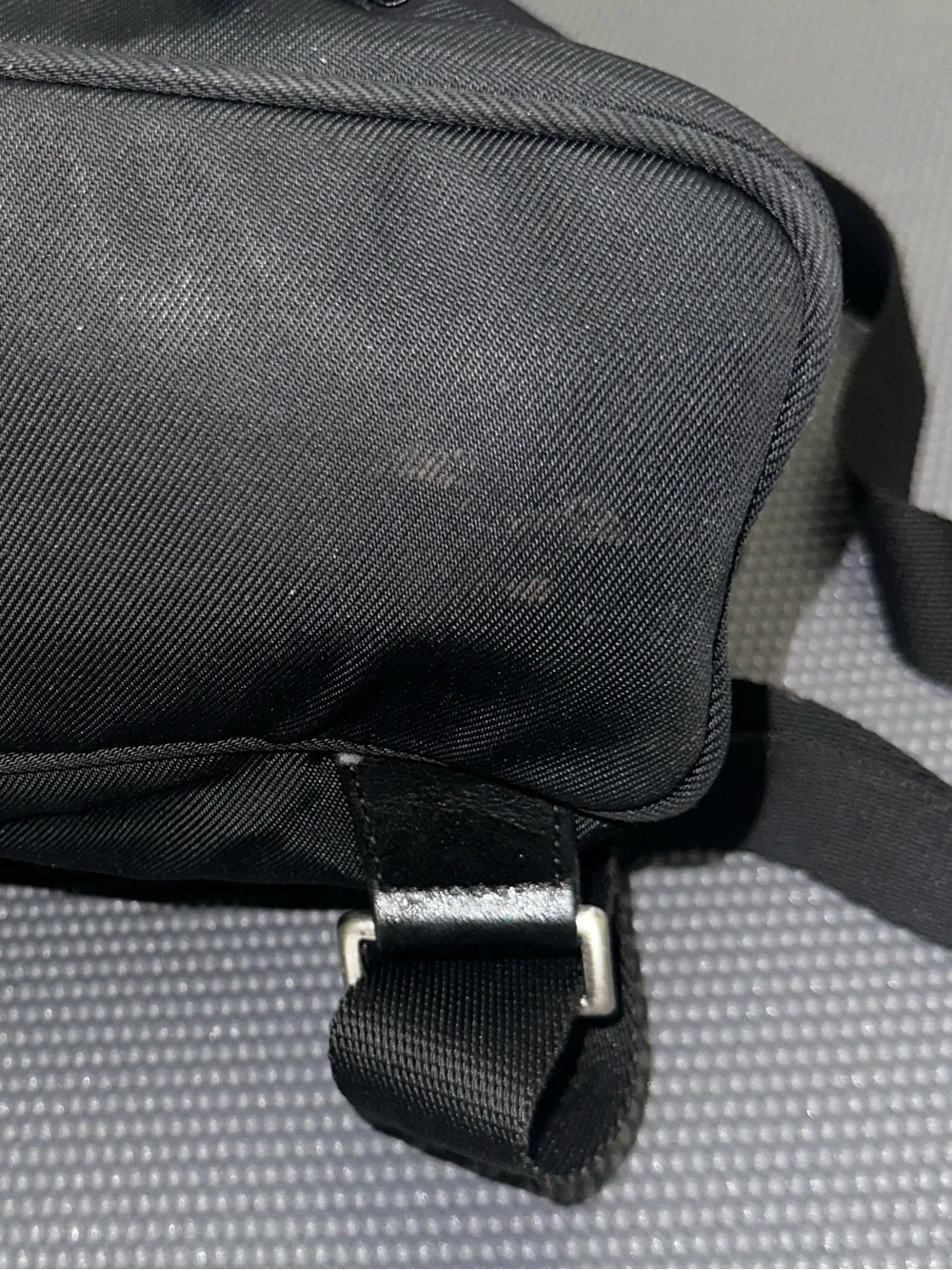 Coach Mercer Twill Nylon and Leather Drawstring Backpack | Black